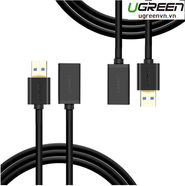 Cáp nối dài USB 3.0 dài 2M âm dương Ugreen 10373 chính hãng